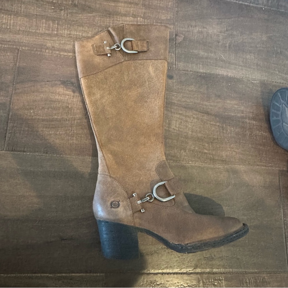 Born Rustic Tan Over the Knee Boots